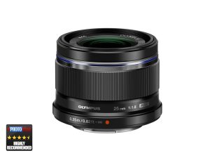 Olympus M.Zuiko Digital 25mm F1.8 - Musta