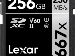 Lexar Pro 1667X SDXC UHS-II U3 (V60) R250/W120 256G